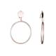 Rose-gold metalen oorclips