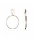 Rose-gold metalen oorclips