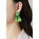 Oorclips | Groene hangers | Nikkelvrij en comfortabel