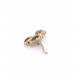 Oorclips met multicolor steentjes en goudkleurige rand. Perfect voor elke outfit. Bestel nu en straal