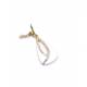 Oorclips | Witte parel met strassrand | Tijdloze elegantie