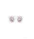 Oorclips met Zirconia steen in goudkleur zetting