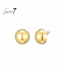Bolle oorclips | Goudkleurige bolle oorclips stijlvol