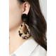 Groene gekleurde oorclips met een effen oorstukje | Trendy look