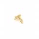 Oorclips | parel waaier oorclips goud | chic accessoires