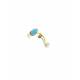 Driehoek oorclips | modieuze multicolor clip?on sieraden