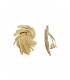 Trendy oorclips in goudkleur met een mooi detail