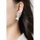 Zilverkleurige oorclips met parel | Trendy fashion
