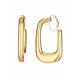 Oorclips goudkleurig met minimalistisch design en glanzende afwerking