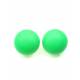 Mooie felle groene oorclips
