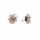 Oorclips | Transparante bloem | Lichtvangend design