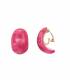 Grote roze oorclips